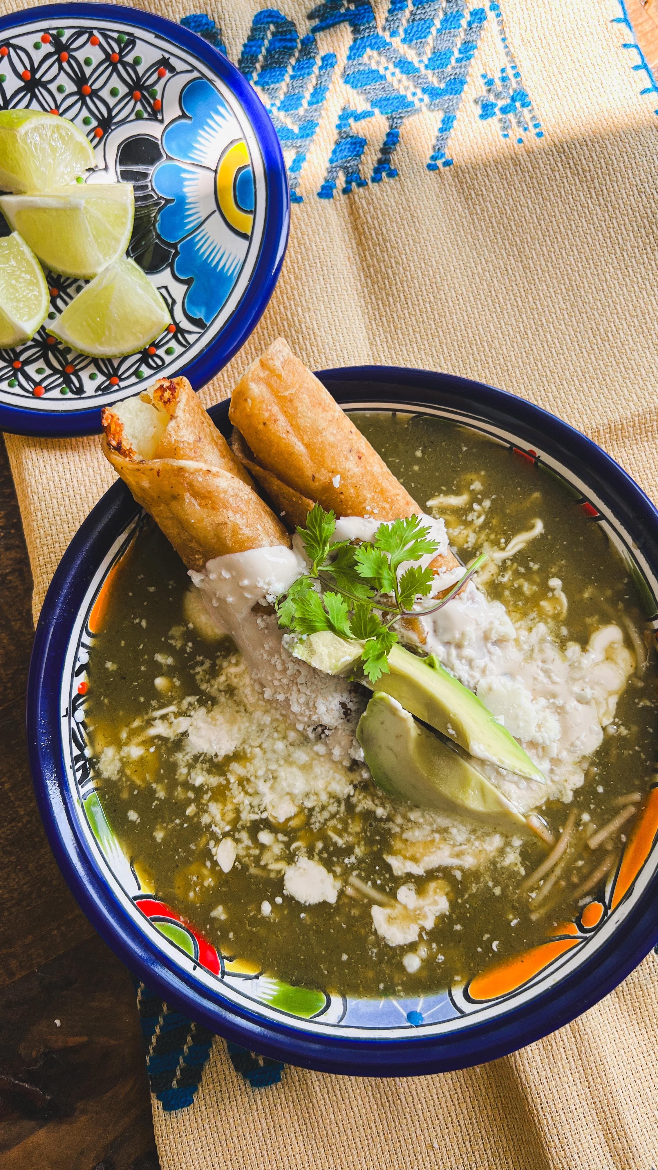 Sopa De Fideo Verde