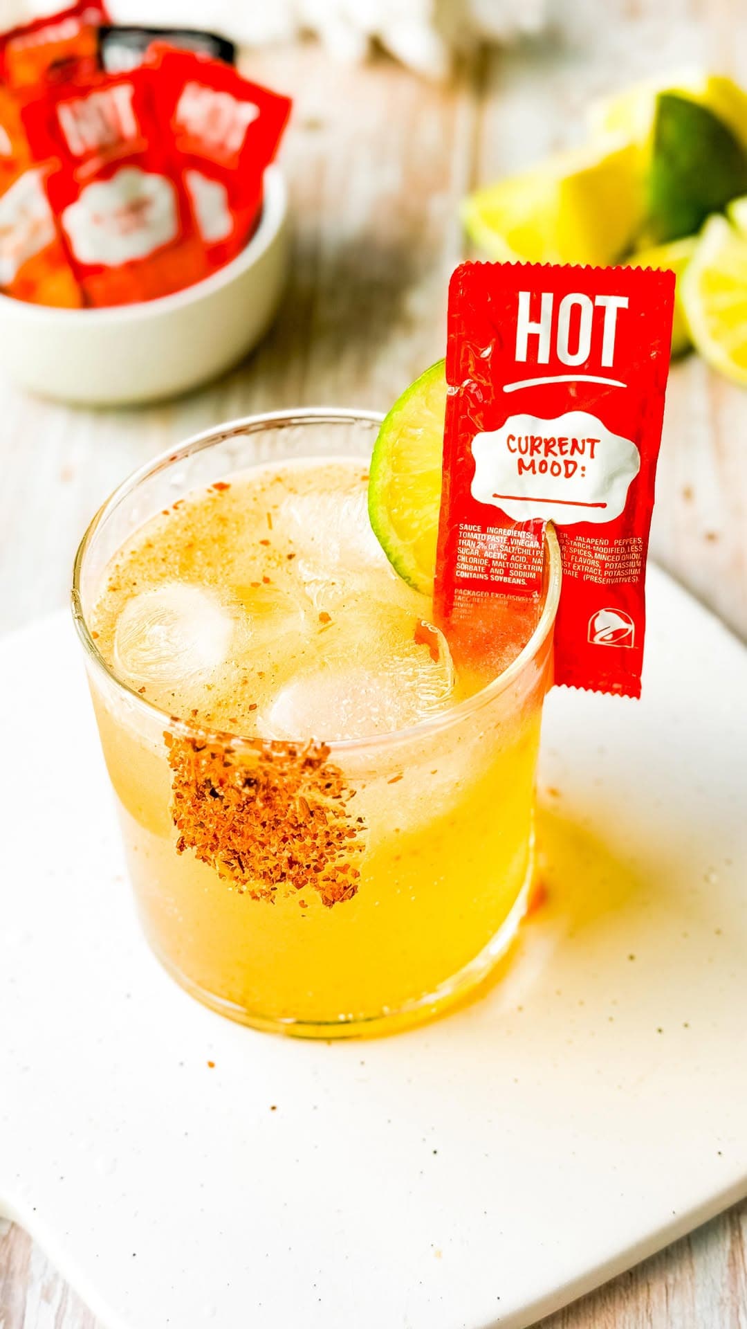 Taco Bell Hot Sauce Margarita