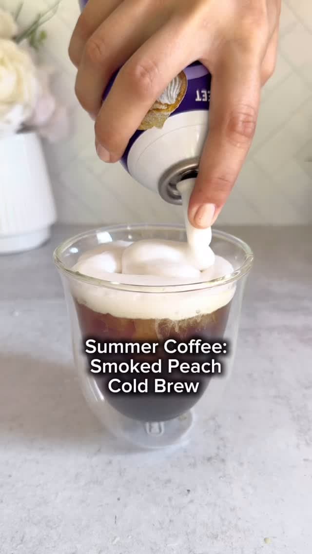 Smoked Peach Cold Brew