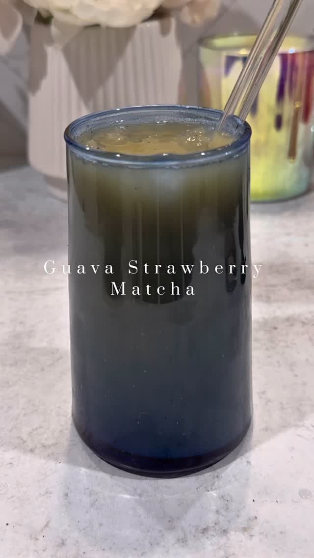 Guava Strawberry Matcha
