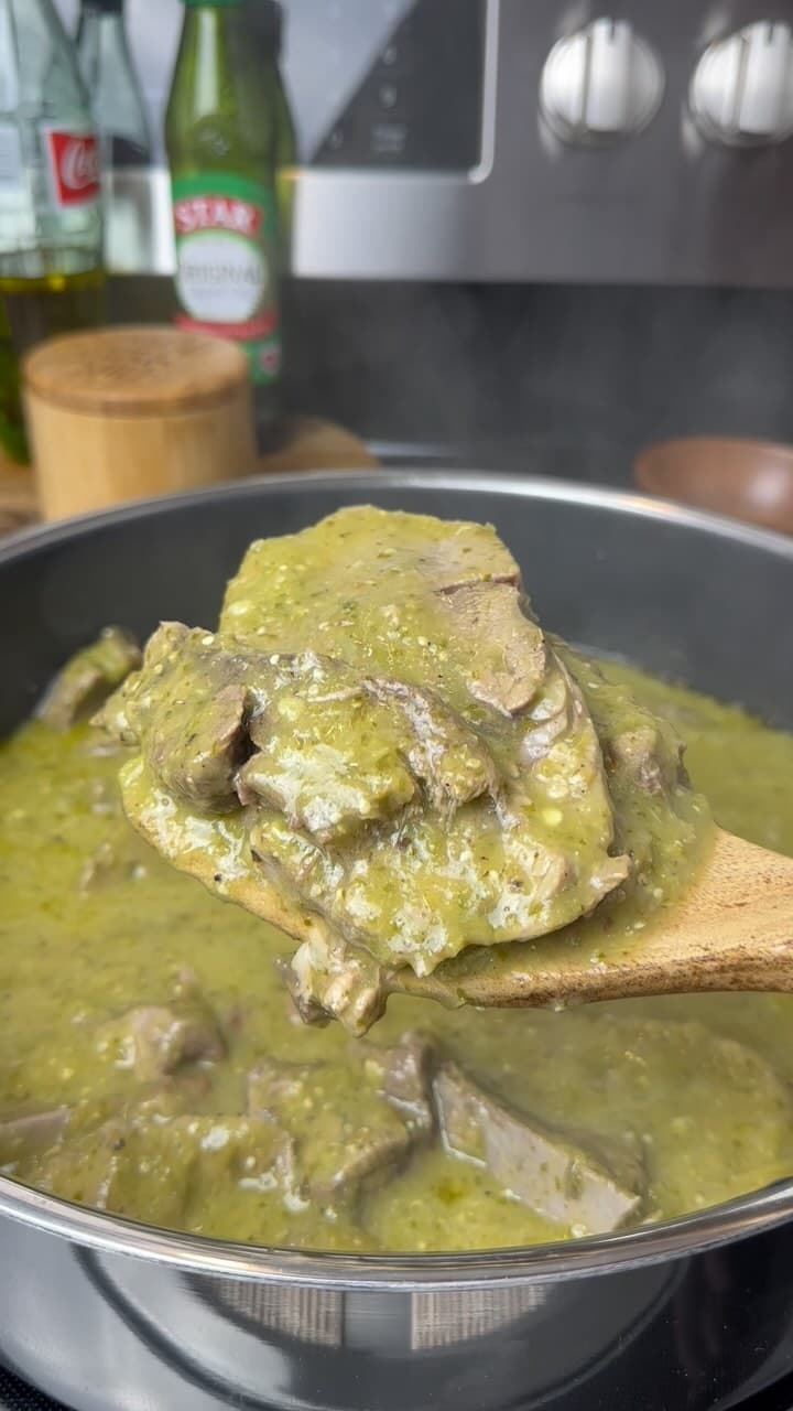 Lengua De Res En Salsa Verde