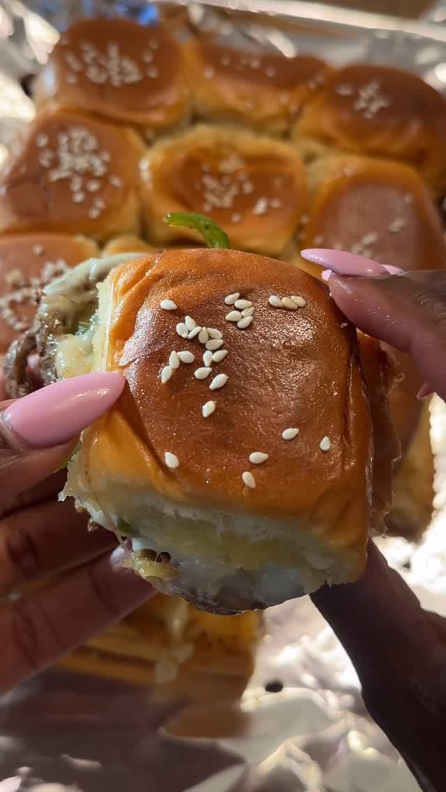 Philly Cheesesteak Sliders