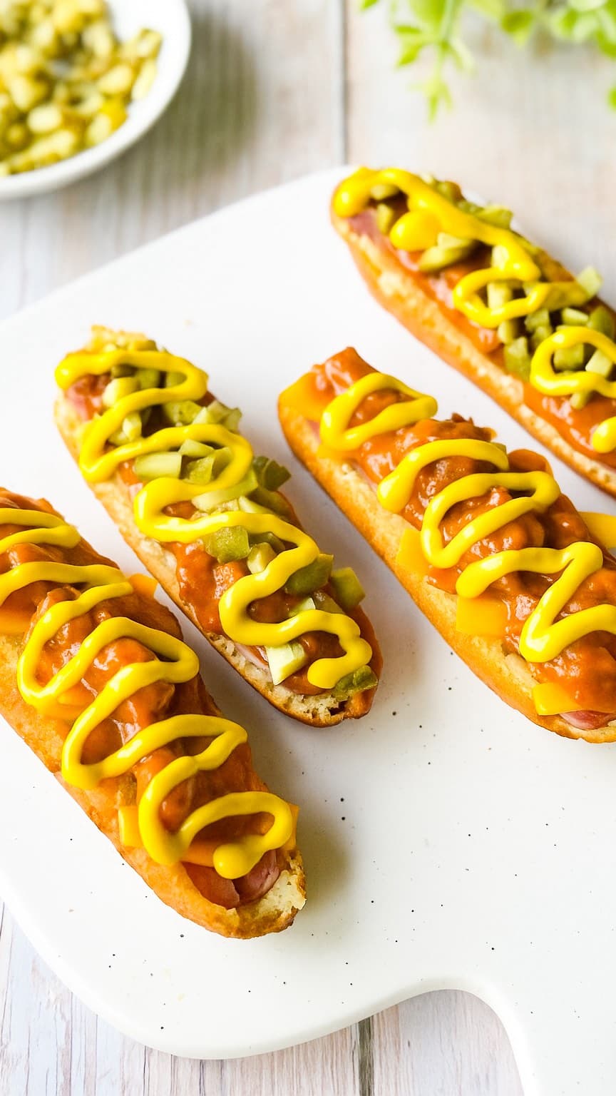 Corn Dog Chili Cheese Dogs