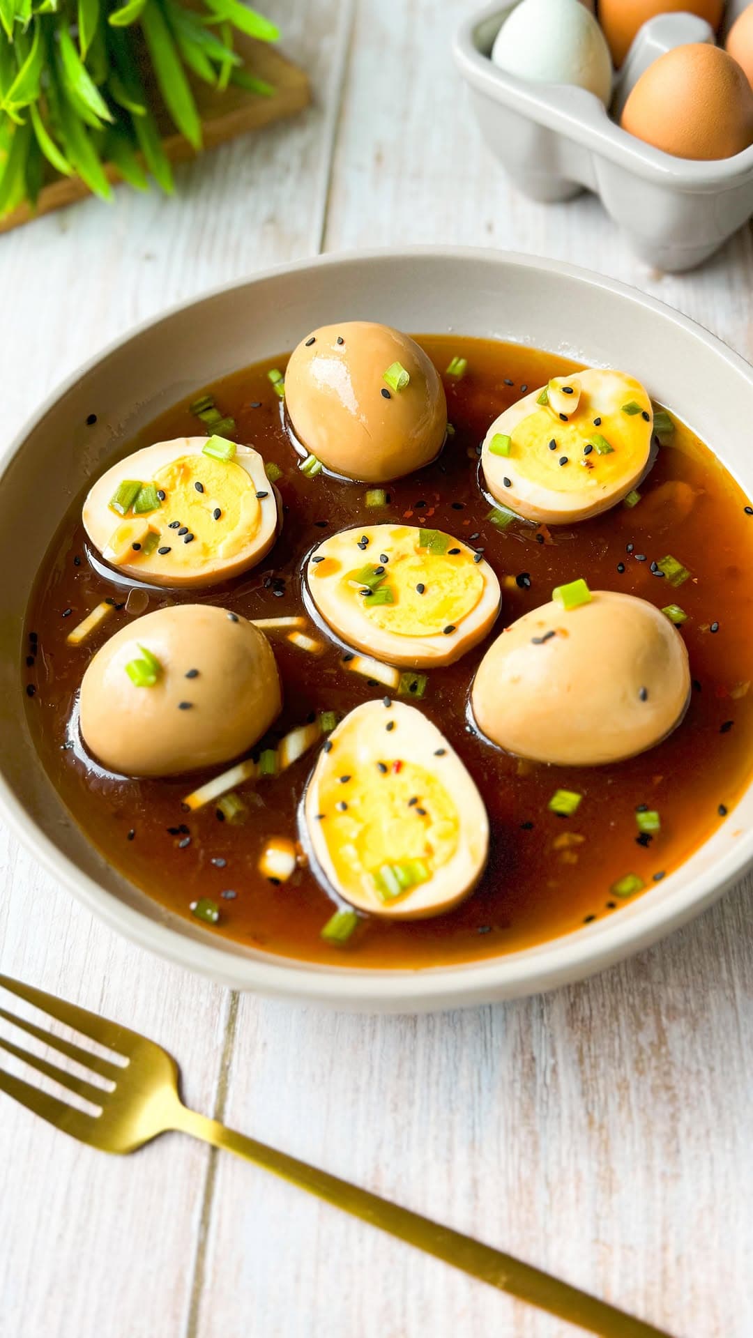 Marinated Hardboiled Eggs