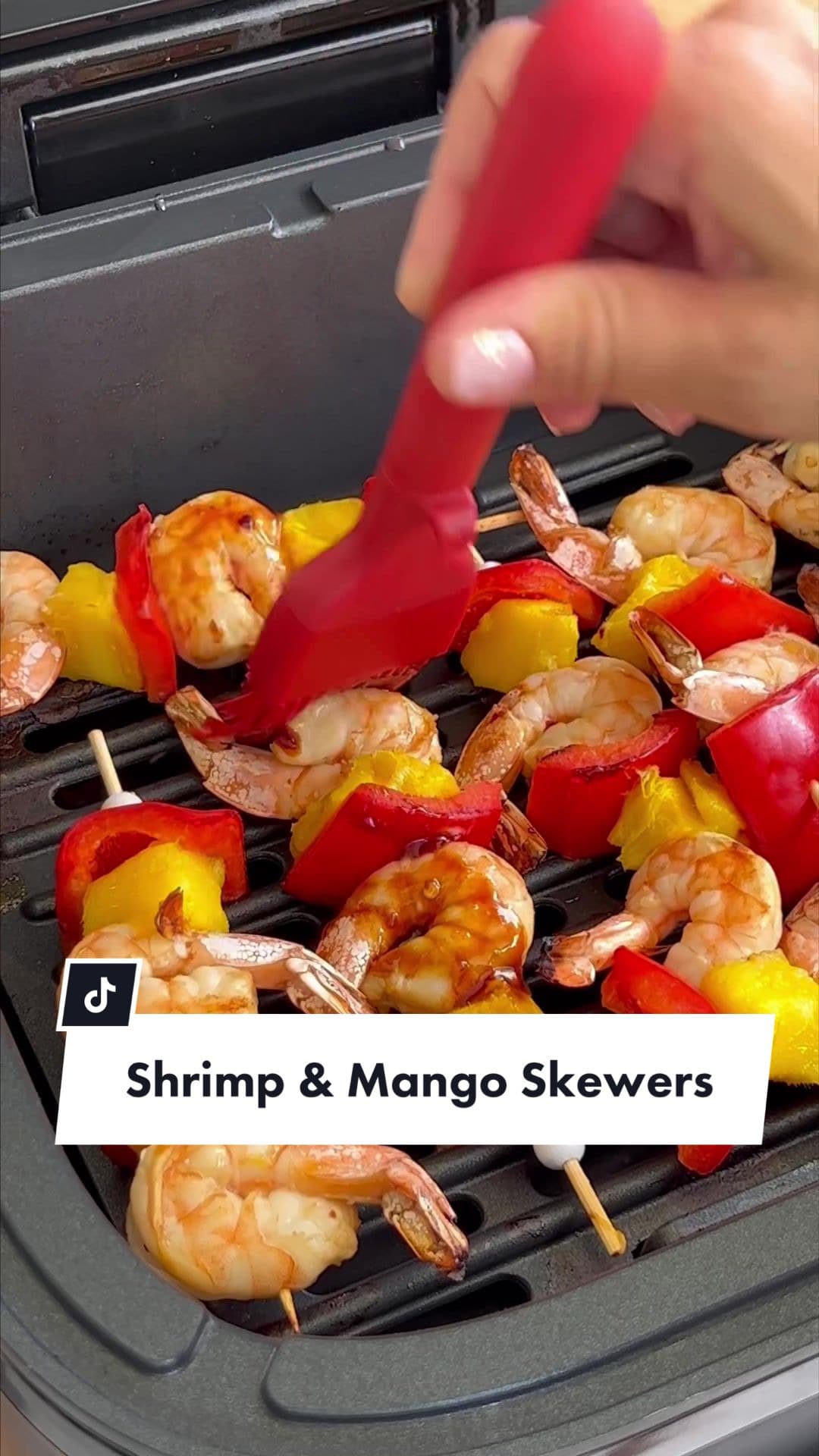 Glazed Shrimp & Mango Skewers!