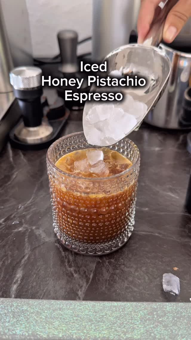 Iced Honey Pistachio Espresso