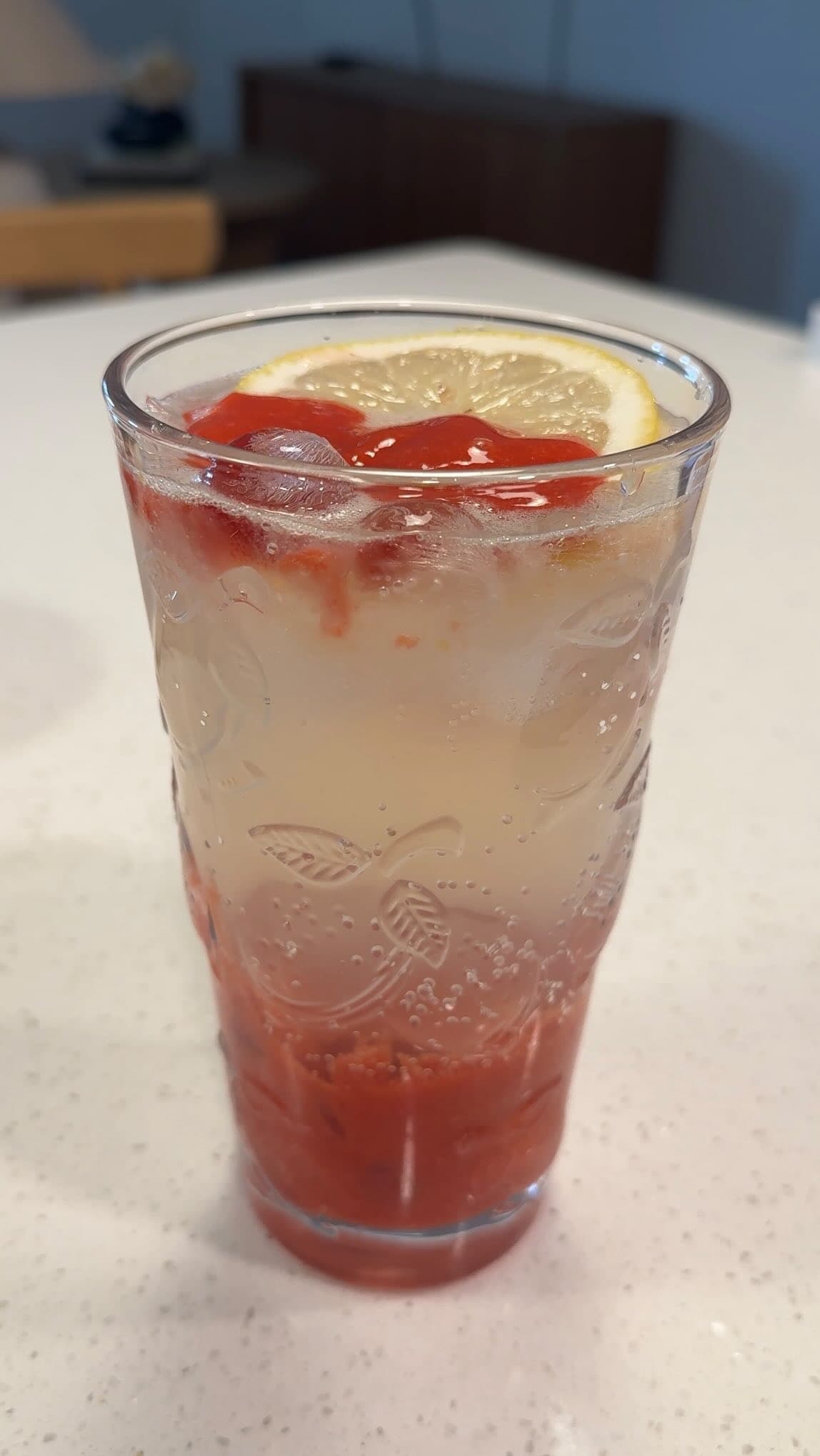 Strawberry Lemonade Soda