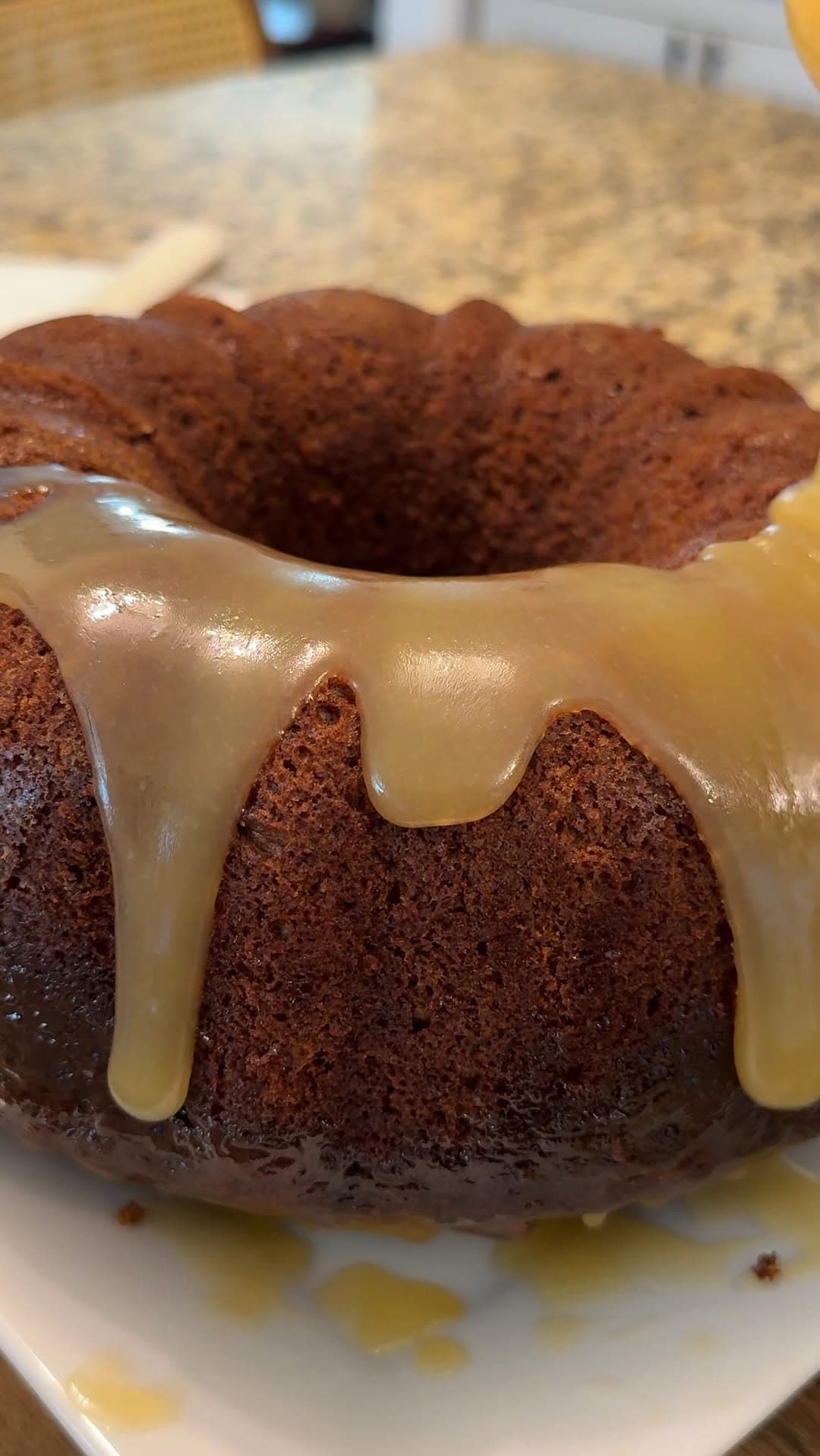 Homemade Brown Butter Carrot Sticky Toffee Pudding Bundt Cake