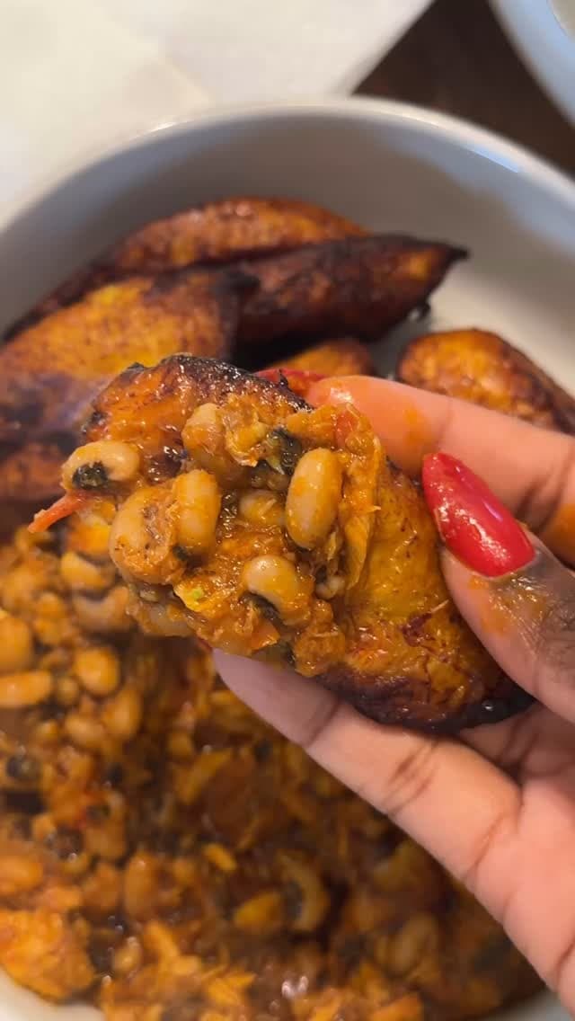 Ghanaian Beans Stew With Fried Plantain (Red Red)