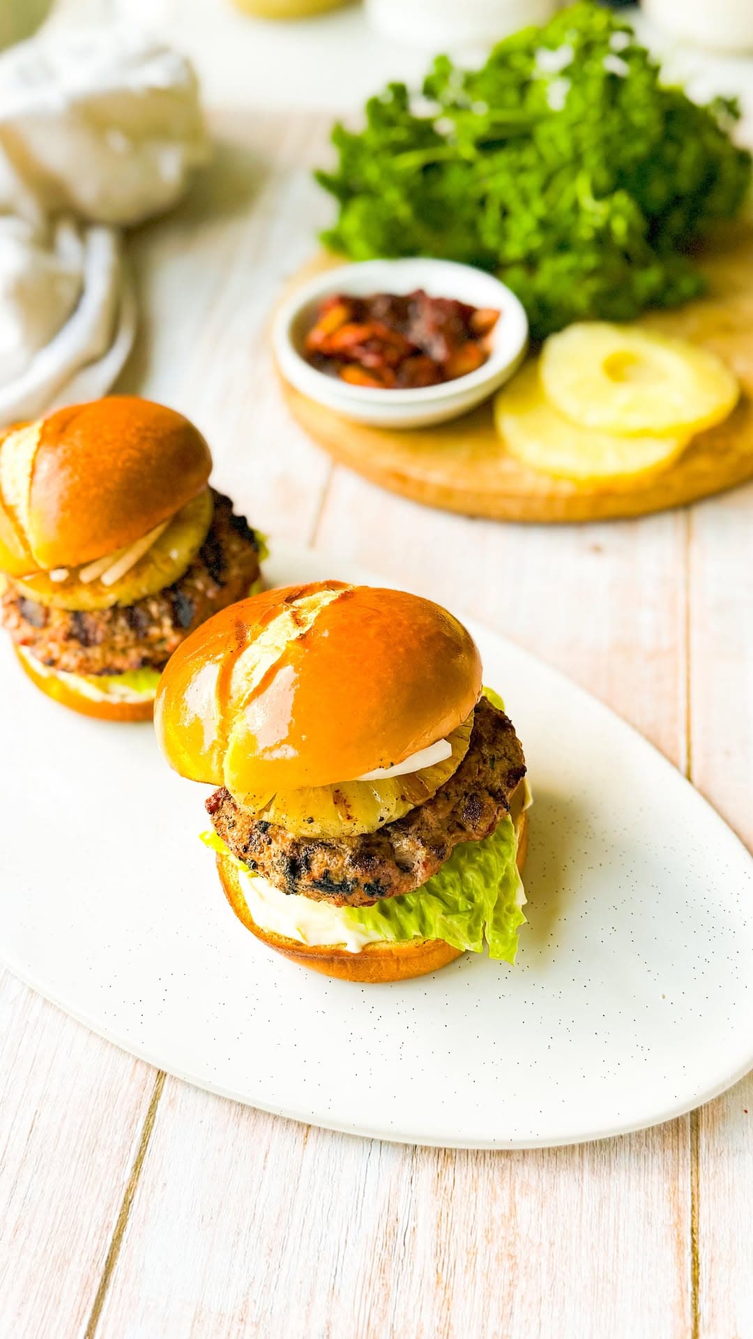 Al Pastor Inspired Burgers