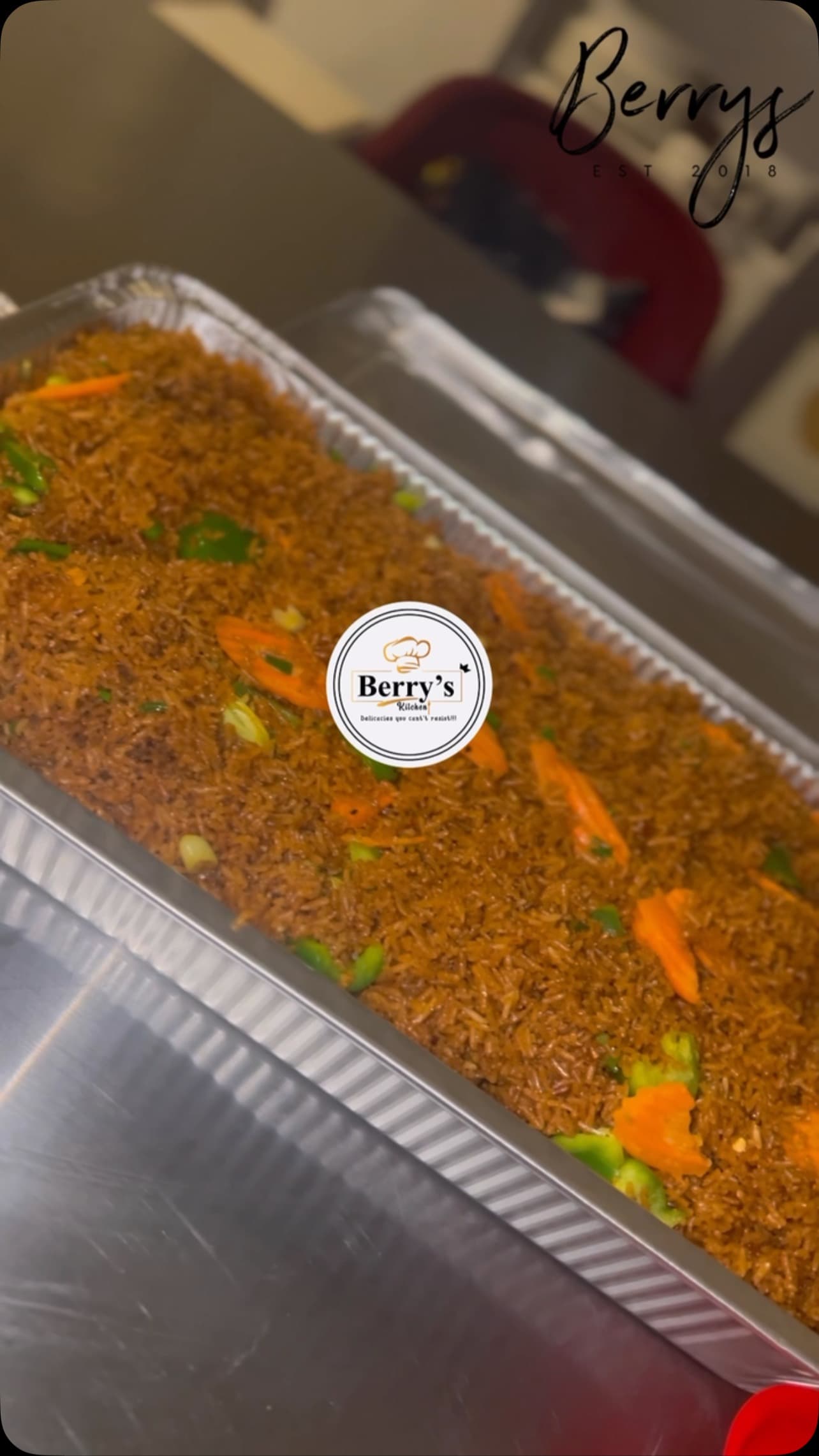 Berry’s Kitchen Jollof Rice